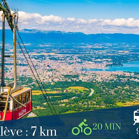 Homey Bella - New / Duplex / Downtown / Close Geneva Annemasse Bagian luar foto